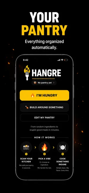 Hangre AI: Fridge to Recipes screenshot 4