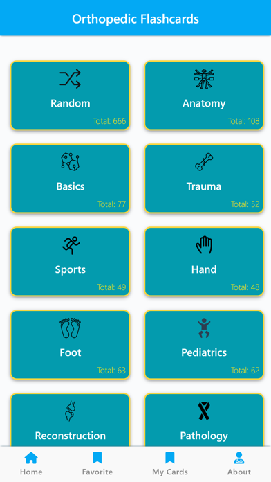Orthopedic Flash Cards & Notes Screenshot