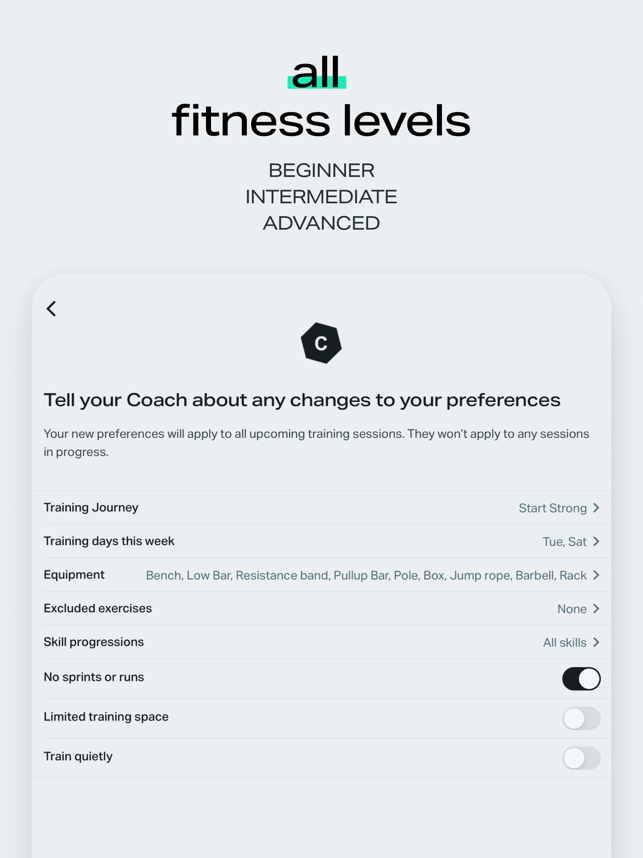 ‎Freeletics: HIIT Home Workouts Screenshot