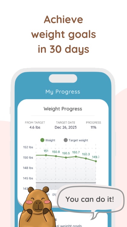Capy Diet: Calorie Counter Pet screenshot-7