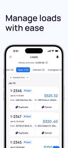 HaulFirst Screenshot 3 of 6