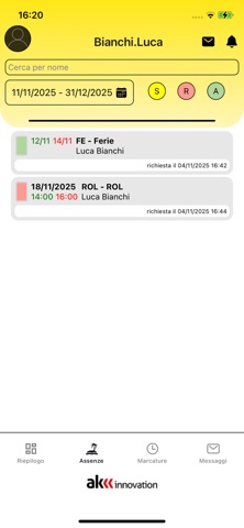 otto.coordinatore screenshot