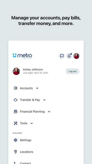 Metro Credit Union - Omaha iPhone screenshot