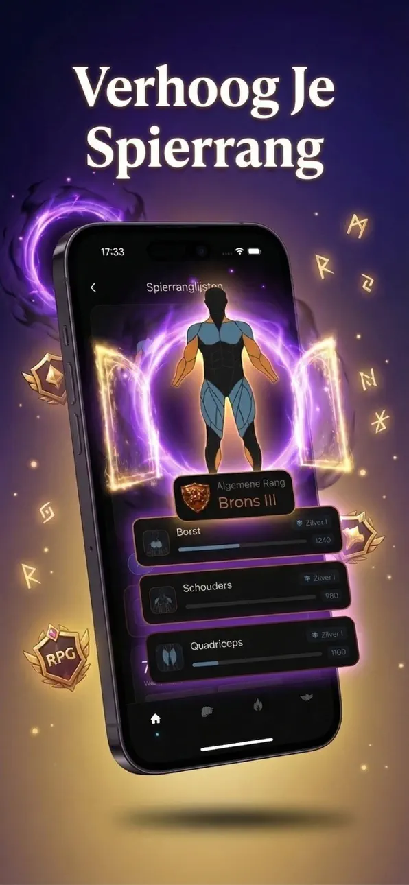 GymLevels: Ranked Gym Workouts iOS Mod IPA screenshot 4 - iOS app interface