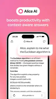 Yandex Browser with Alice AI iphone bilder 1