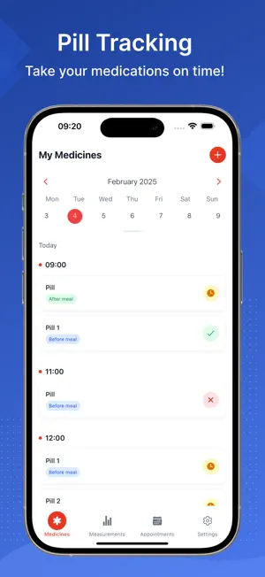 Health Tracker - Pill Reminder screenshot 2