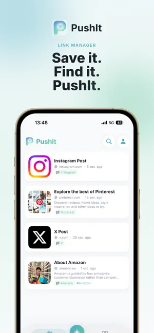 PushIt: Save Links & Bookmarks screenshot 2