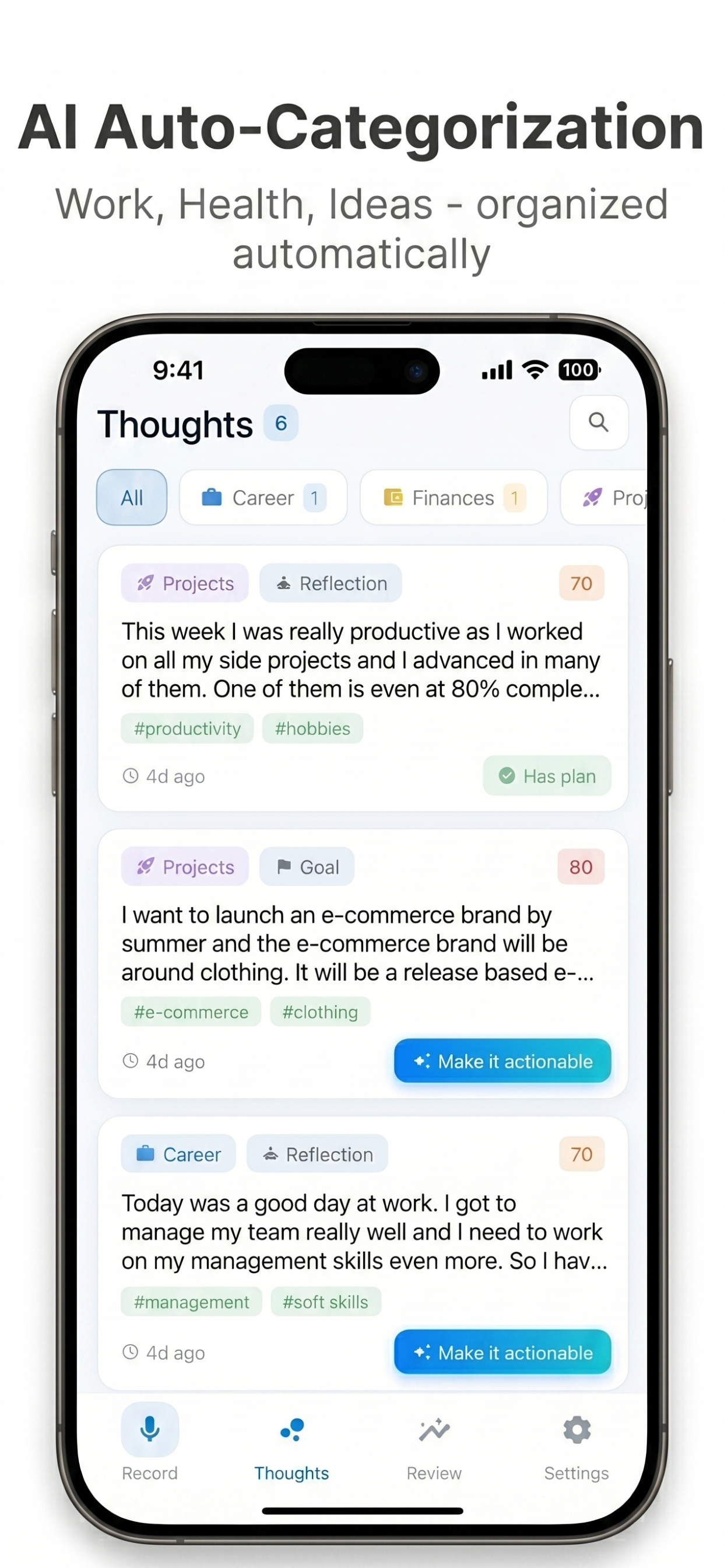 Voxally - AI Voice Notes
