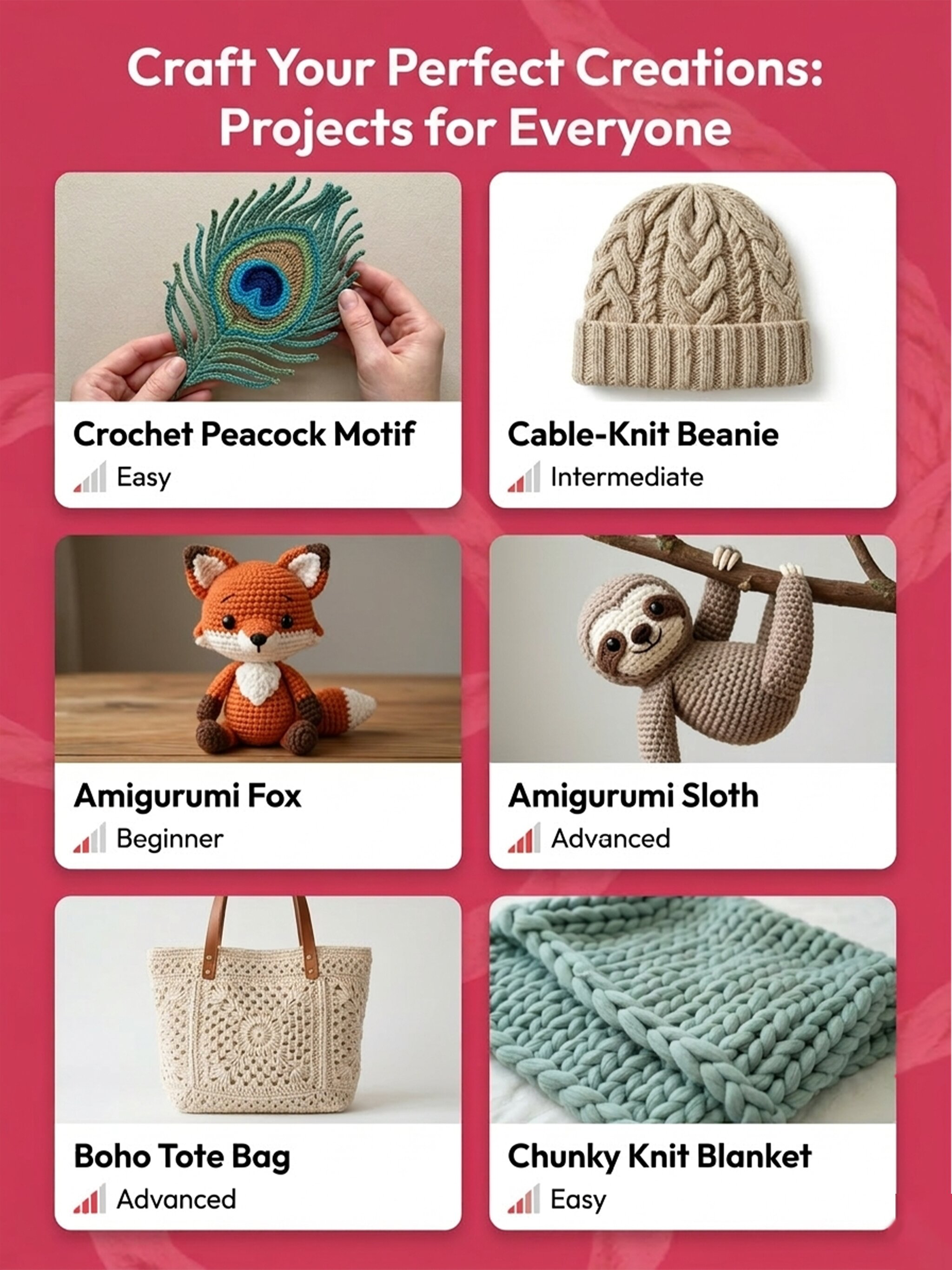 YarnCraft: Crochet & Knitting