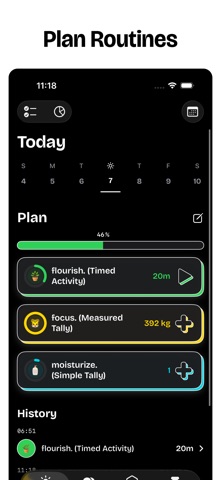 Habit Tracker ◡ timespent iPhone screenshot