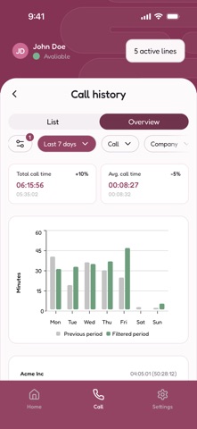 AgentLine screenshot