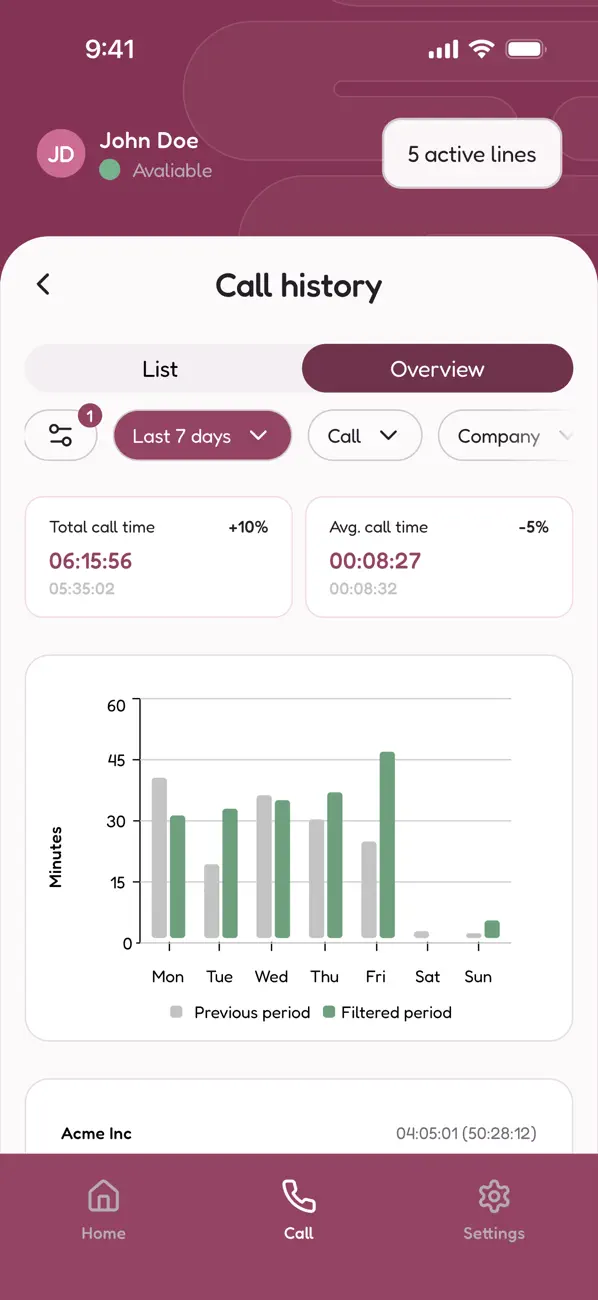 Screenshot #2 pour AgentLine