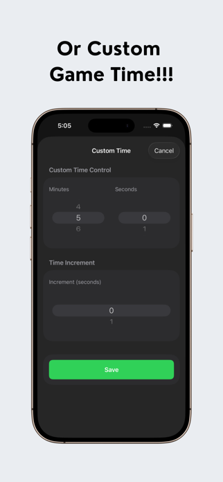 Chess Clock Mobile Screenshot 3 of 5