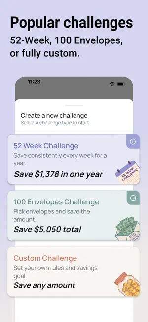 Savings Challenge: Savvy Goals screenshot 3