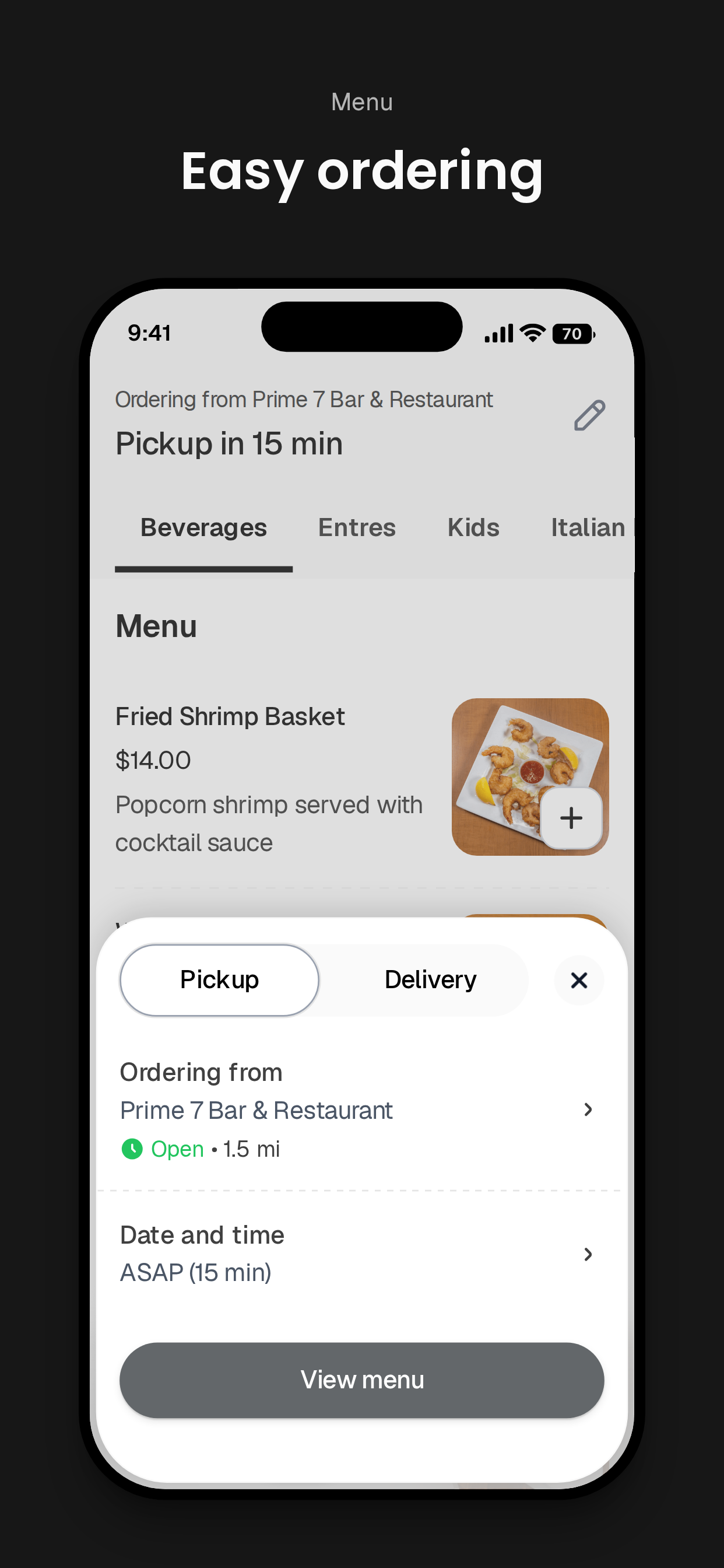 Prime 7 Bar & Restaurant screenshot 3