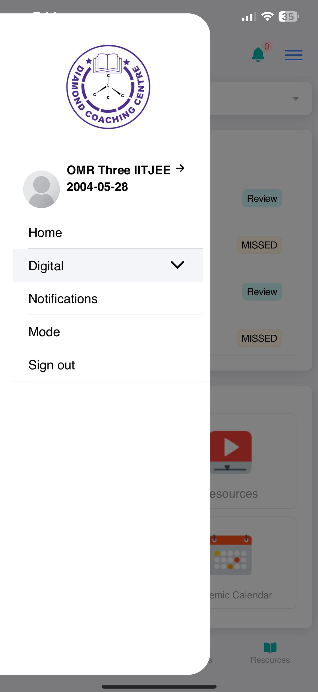 Screenshot 3 of Diamond Coaching Centre