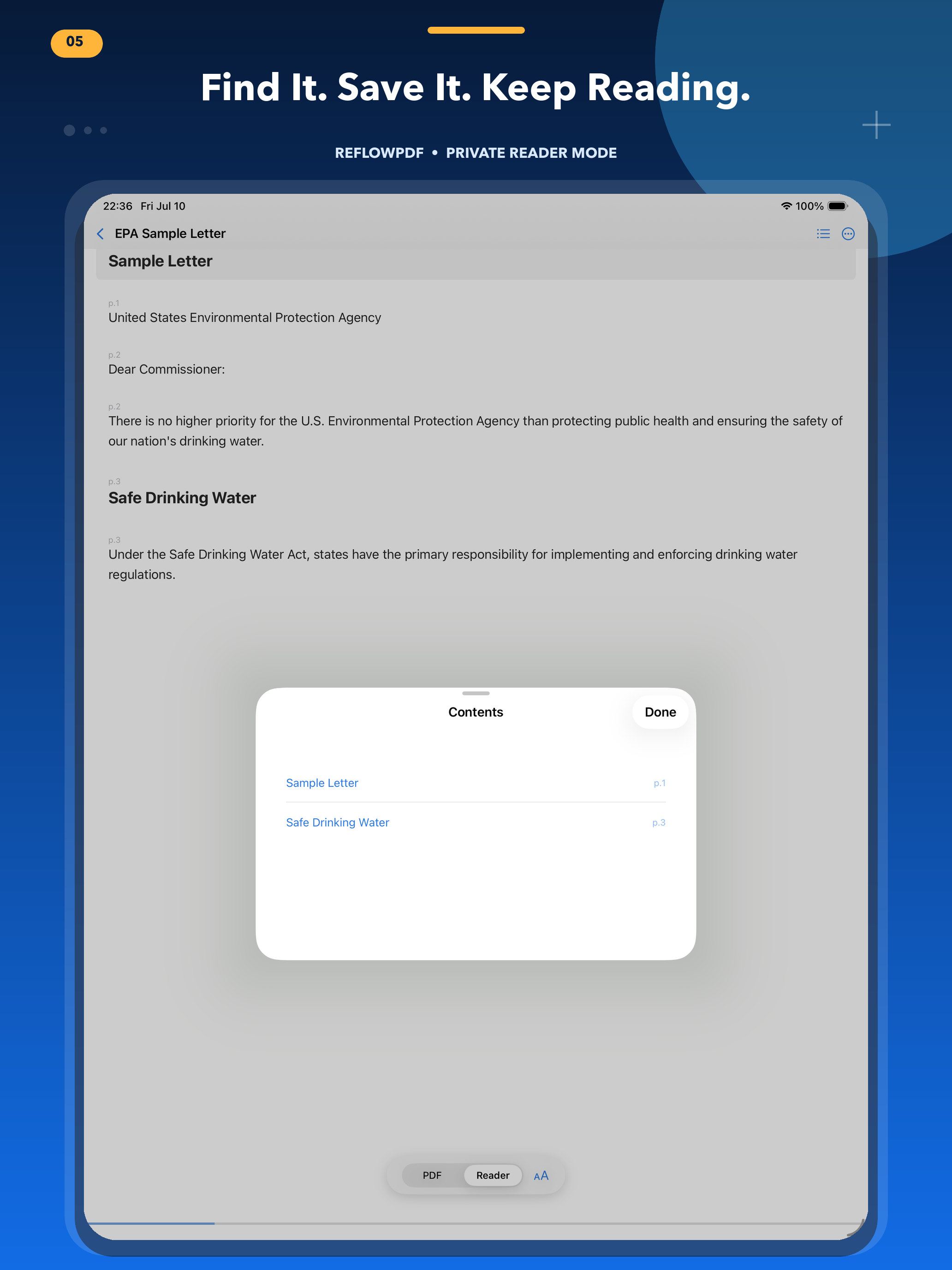 ReflowPDF: PDF Reader Mode screenshot 11