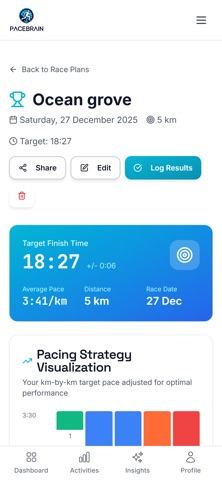 PaceBrain screenshot
