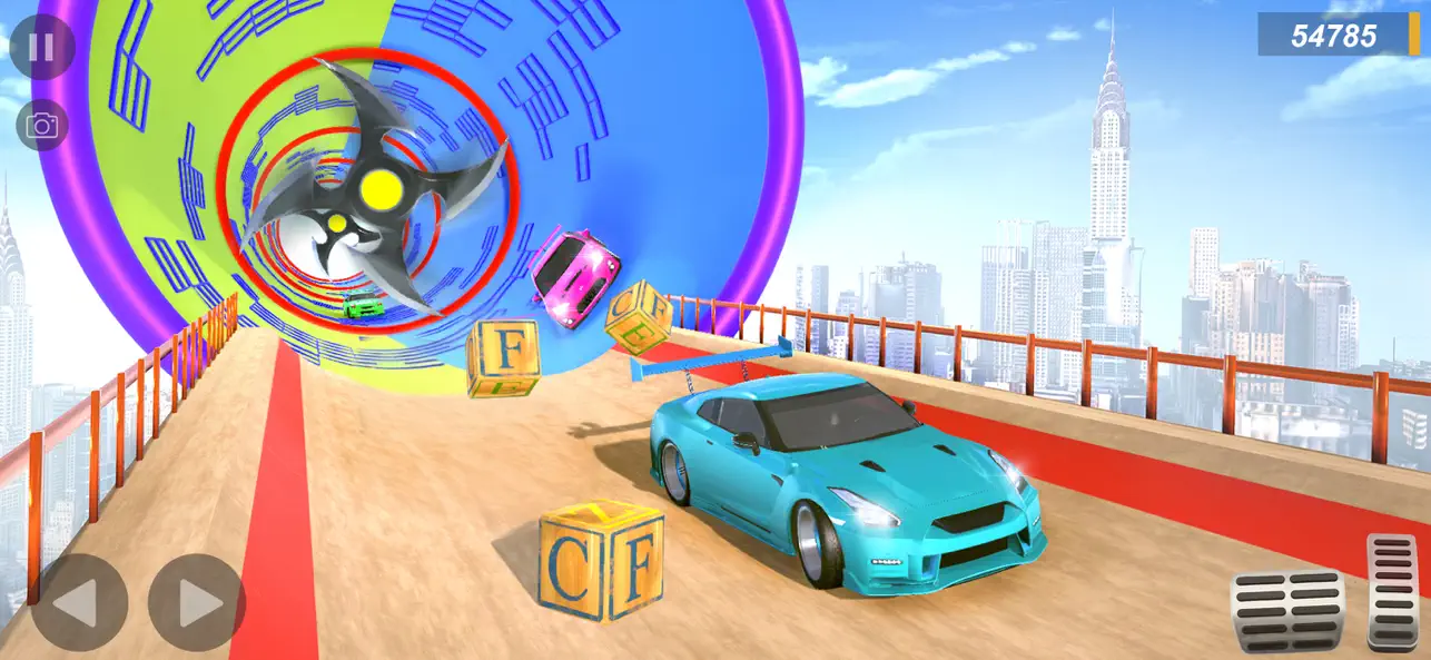 Screenshot #2 pour Voiture Mega Ramps