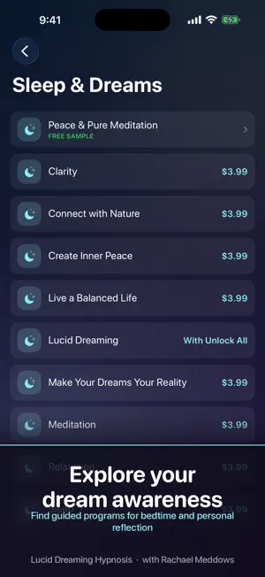 Lucid Dreaming Hypnosis screenshot 3