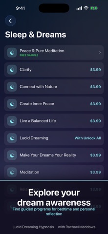Lucid Dreaming Hypnosis Screenshot 3 of 7