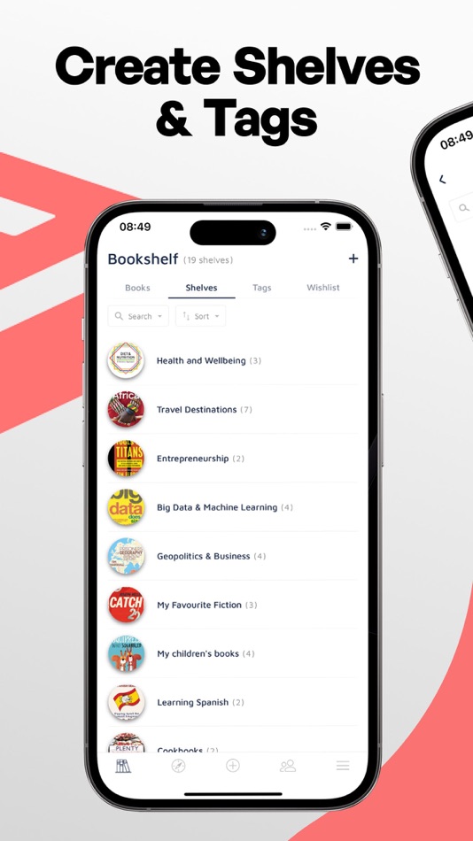 #2. Bookshelf-Your virtual library (iOS) 由: Damir Juretic
