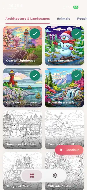 Color Moments: Paint by Number screenshot 1