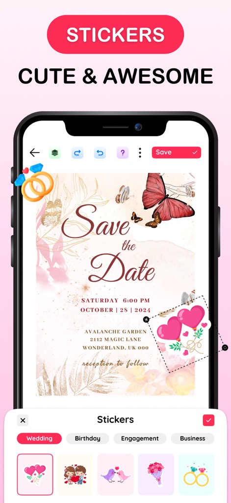 Invitation Maker: RSVP & Cards - Lifestyle App | MWM