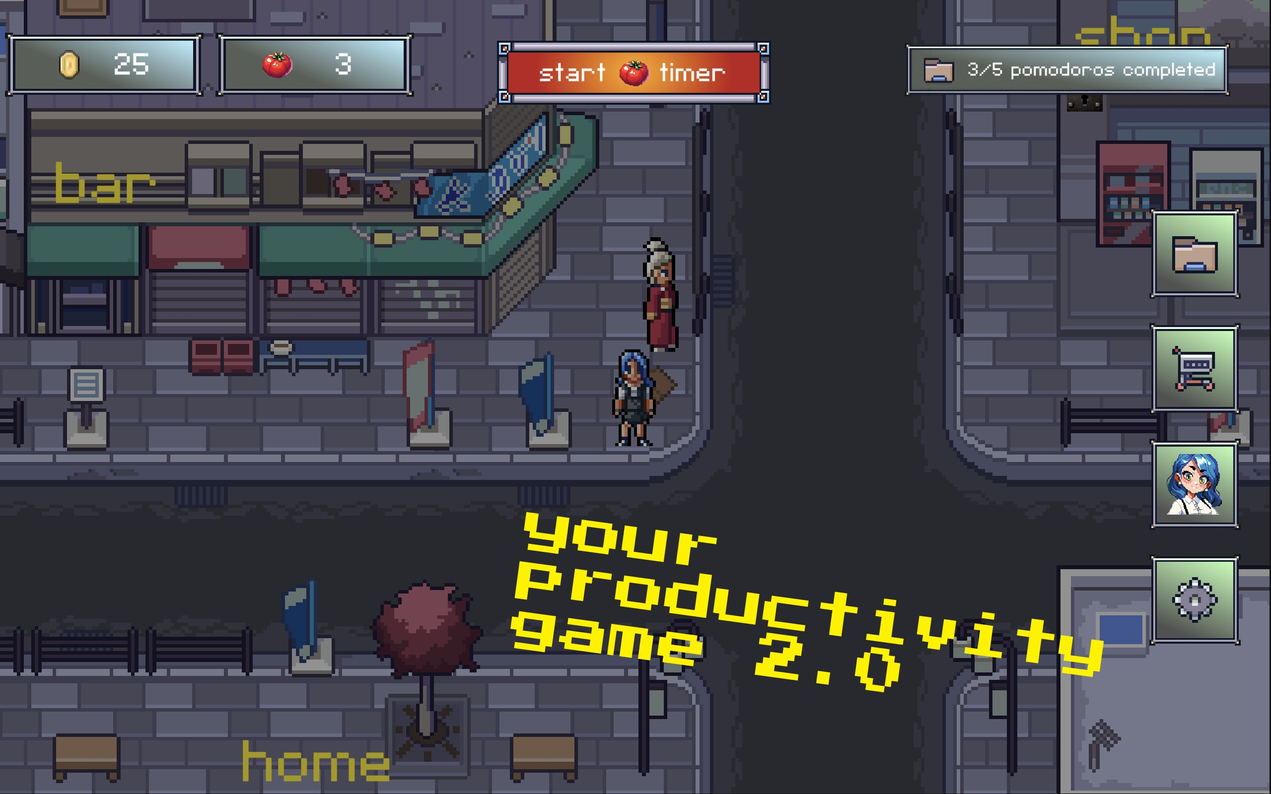 Pomodoro Timer: Pixeldoro ADHD