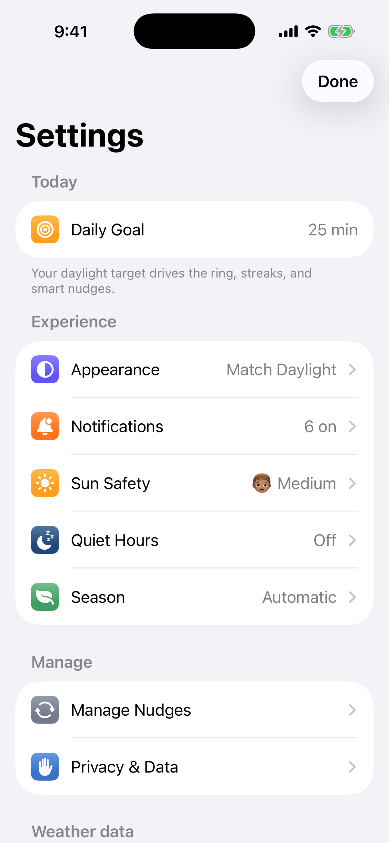 Sun Nudge screenshot 3