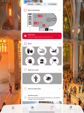 Sagrada Familia Official iPad screenshot 2