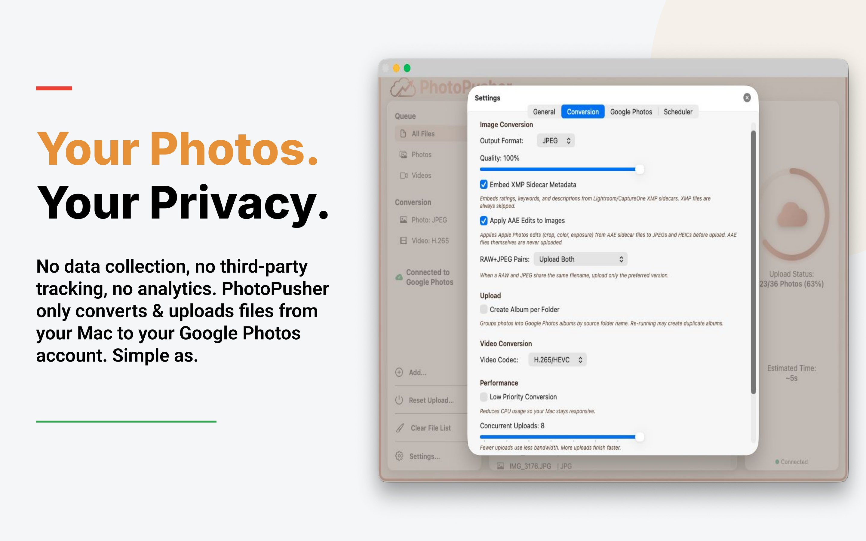 PhotoPusher for Google Photos screenshot 16