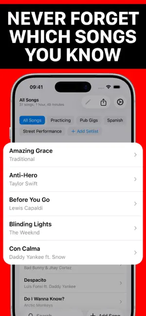 Songbookly: Songbook & Setlist screenshot 1