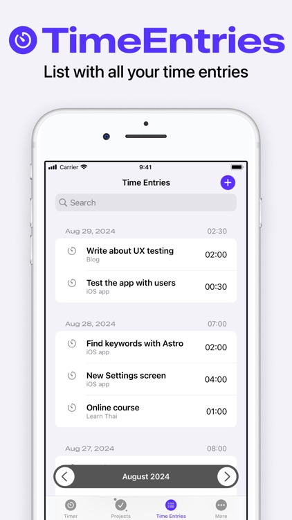 Work Time Tracker: Moons screenshot-3