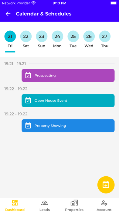 RealtyPro CRM Screenshot