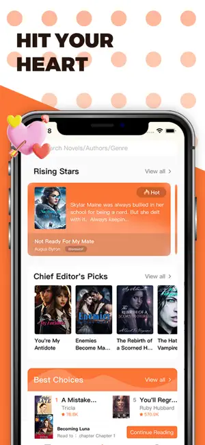 Novelix iPhone screenshot 2