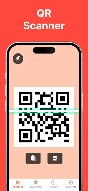 QR scanner * Barcode scanner screenshot 1 of 8