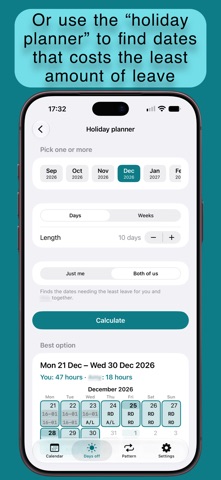 Freedays - Shift Calendar screenshot 5