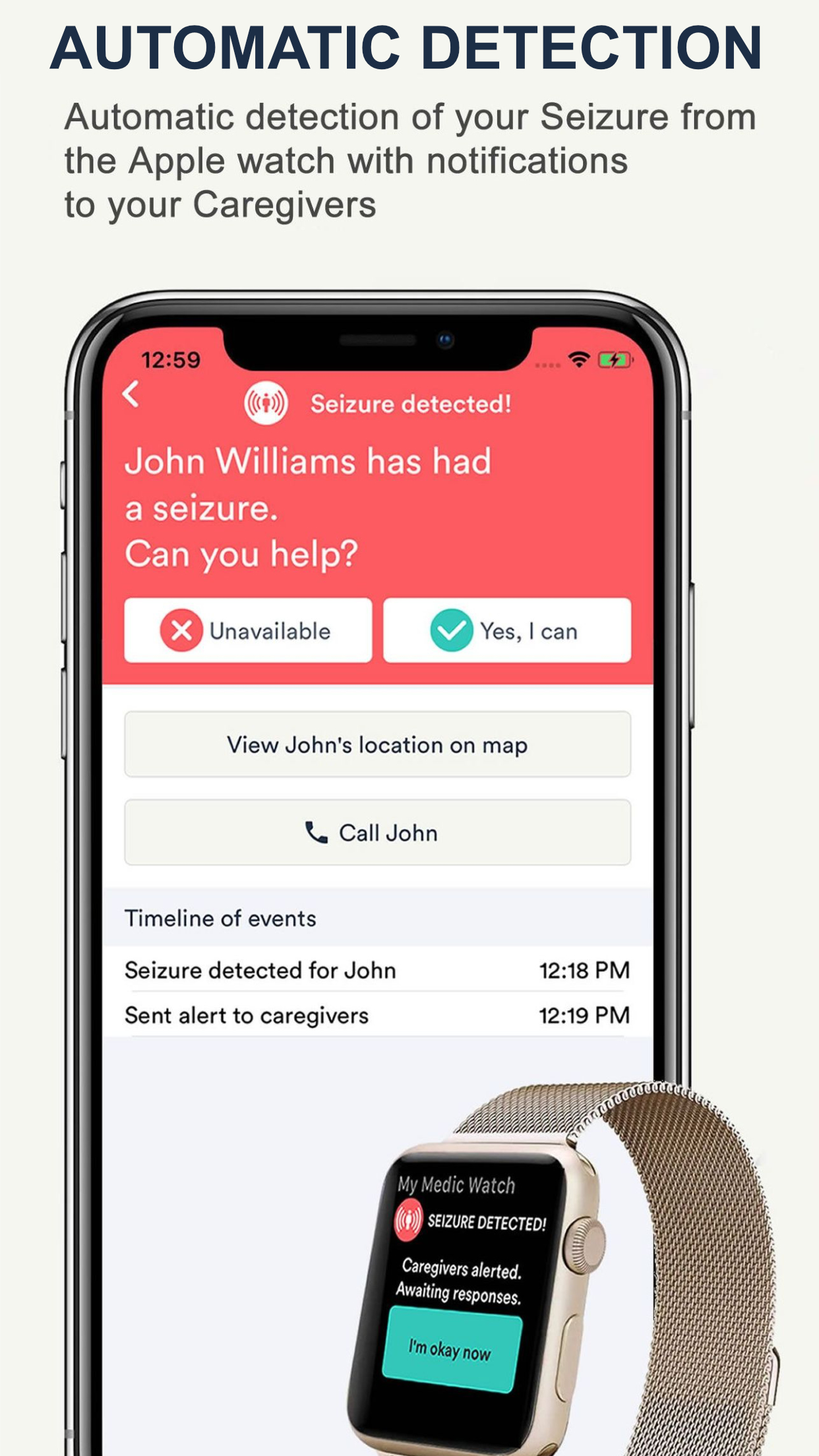 Seizure Alert - My Medic Watch