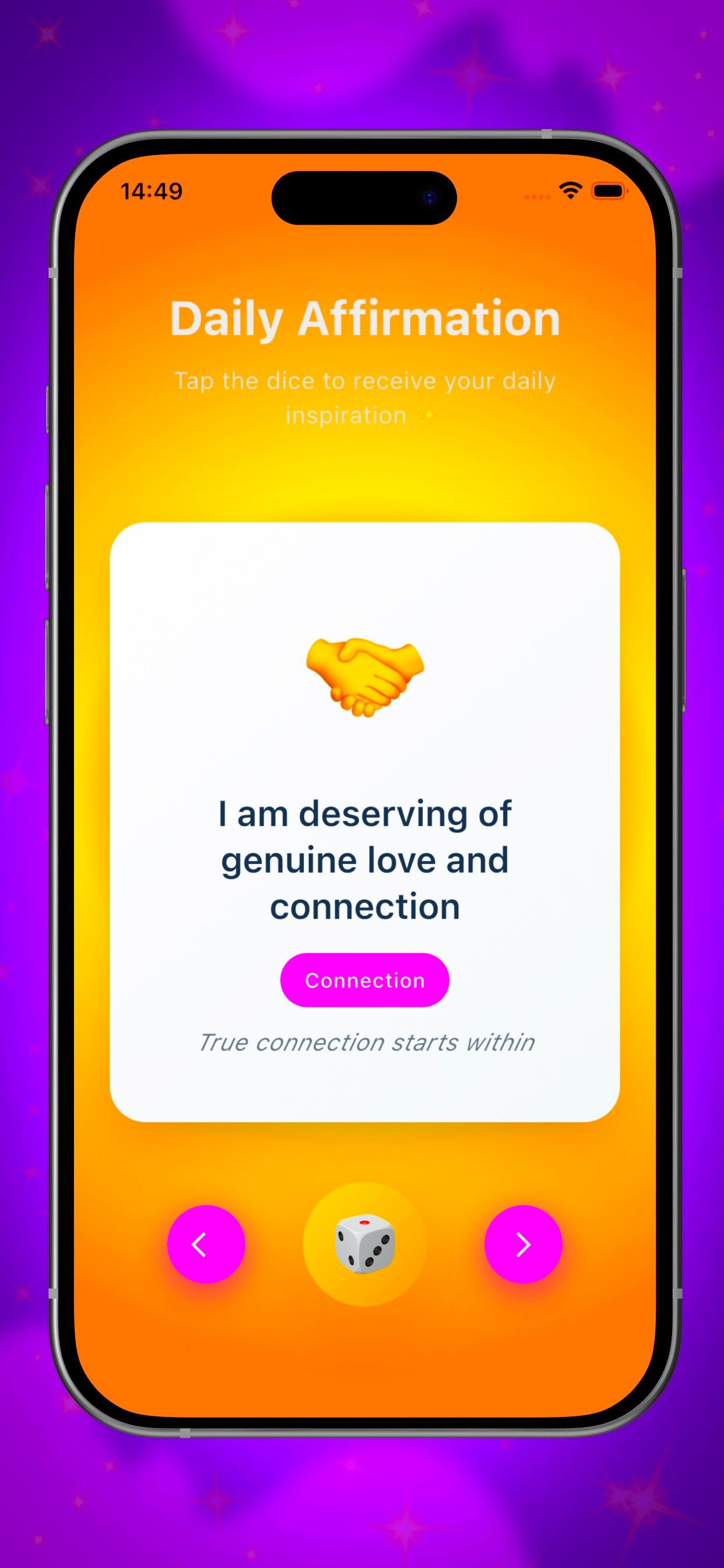 Positive Affirmations MindLog screenshot 3