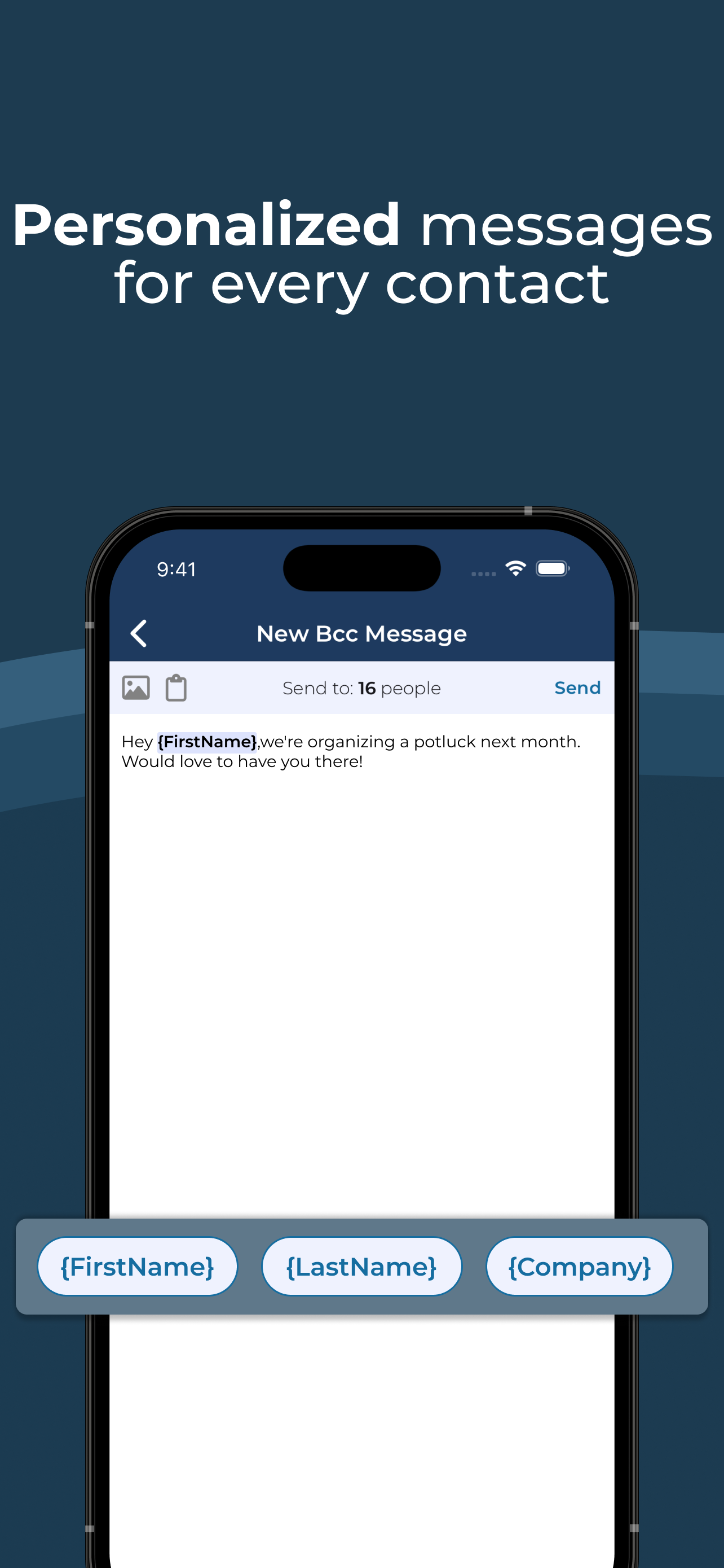 BCC Text: Private Mass Texting