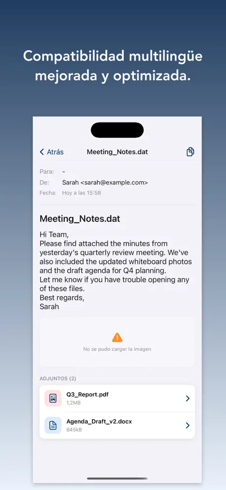 Winmail.dat Opener - Visor screenshot 2