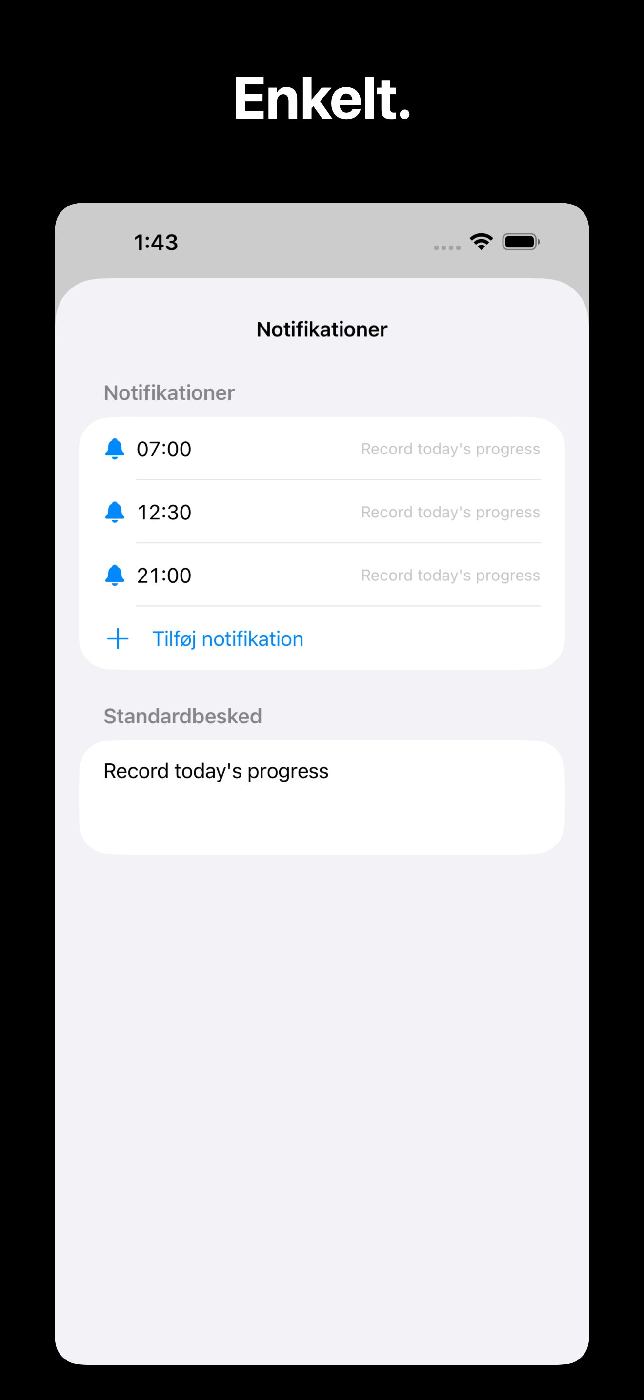 KeepGoing - Habit Tracker iOS screenshot 4 showing app interface