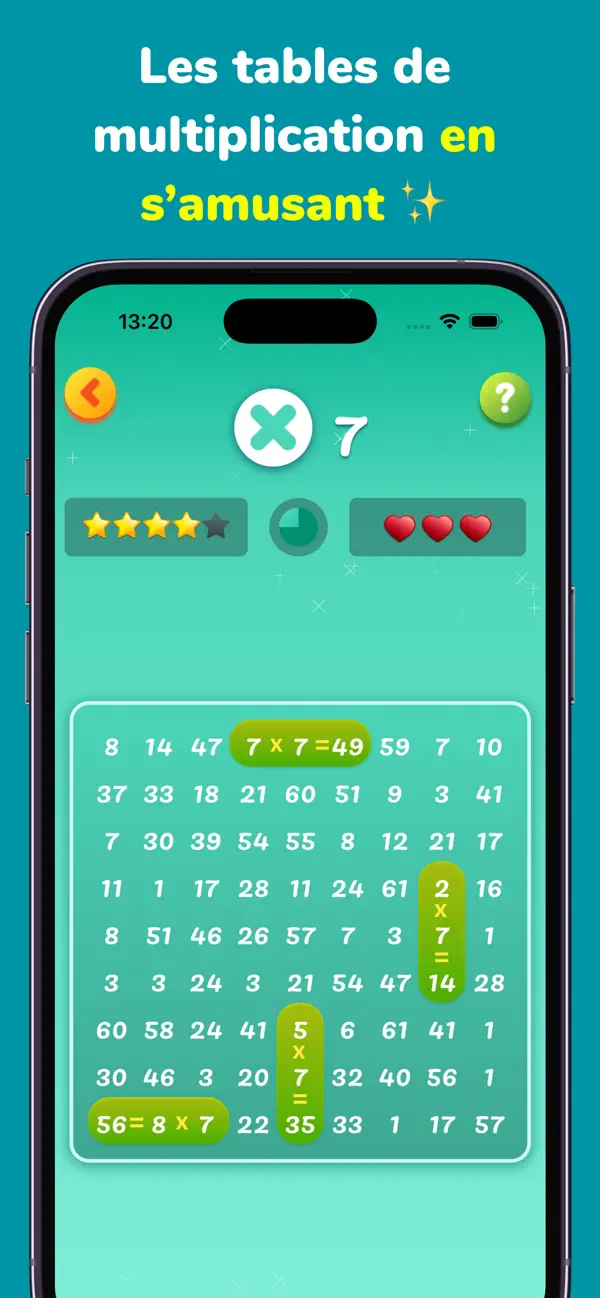 Screenshot #2 pour Calcache, jeu de calcul mental