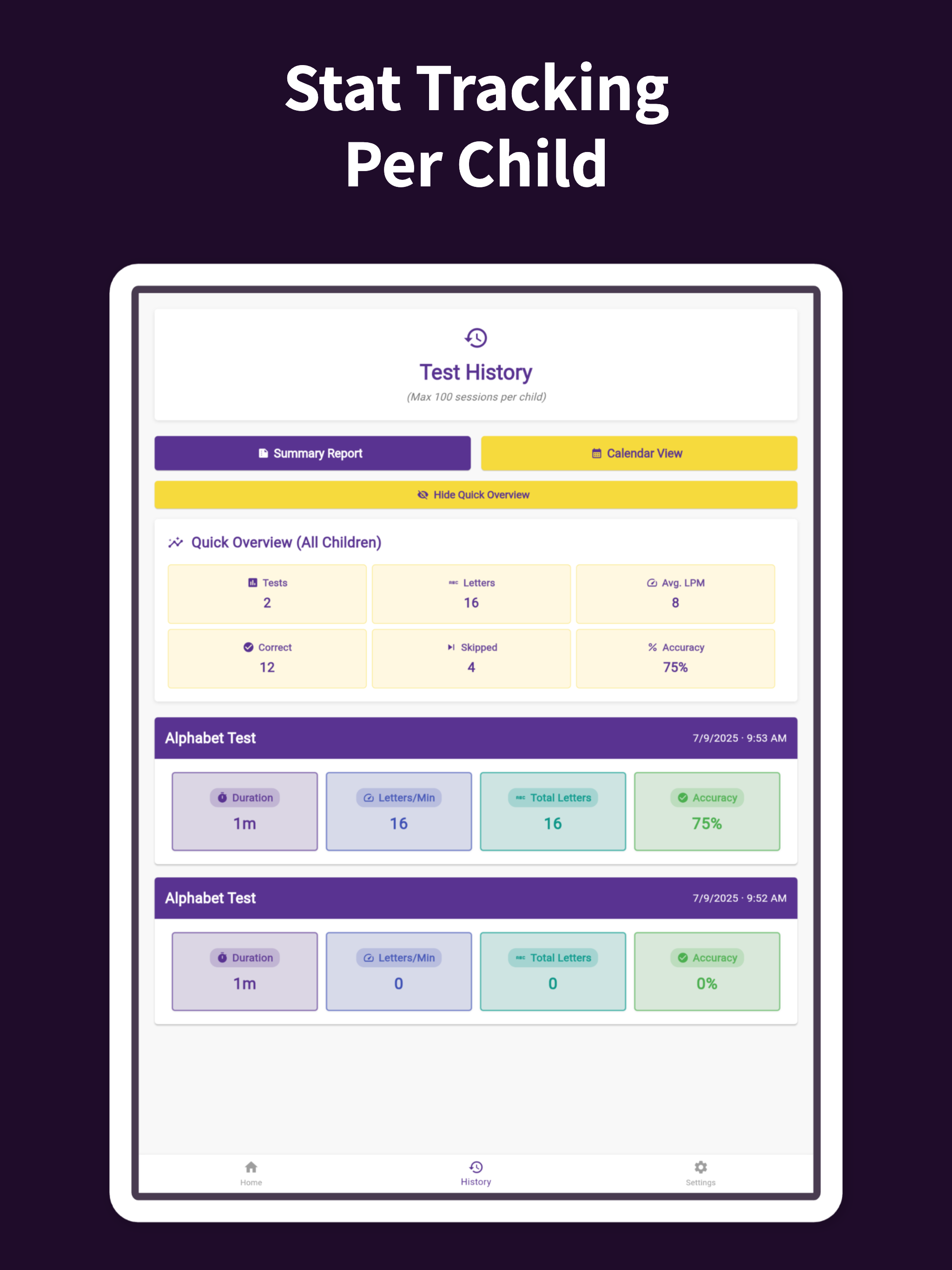 Letter Fluency App screenshot 9