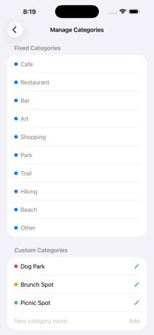 MyPlaces - Save & Organize screenshot