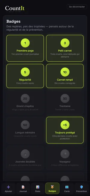 CountIt Private Log screenshot 4