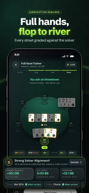 PLO Gecko: Omaha Poker Trainer screenshot 4