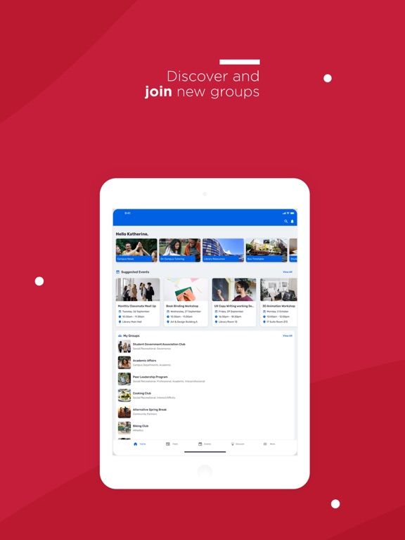 Govs Connect APSU iPad screenshot 2 - Education app