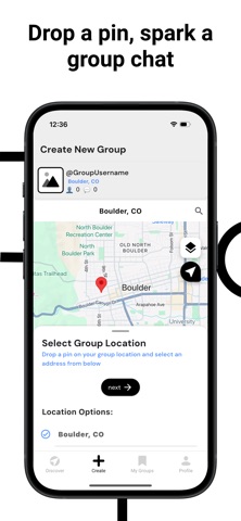 ChatMap: Location-based chats Screenshot 4 of 4